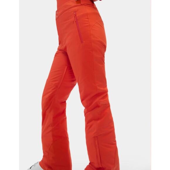 Halfdays Alessandra Ski Snowboard Pants Womens Size Large Orange Flame MSRP $275 - Picture 4 of 16